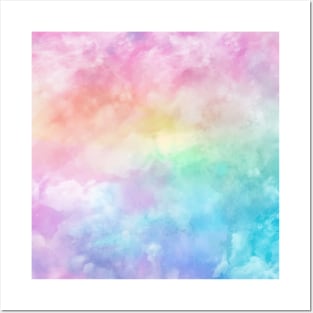 pastel ombre wallpaper Posters and Art